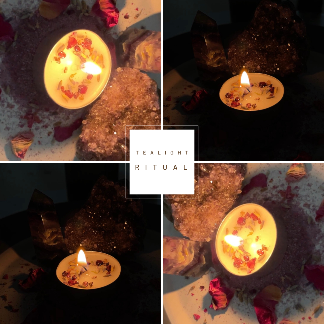TEALIGHT RITUAL (Small) | ANY INTENTION | CUSTOMIZABLE CANDLE SPELL