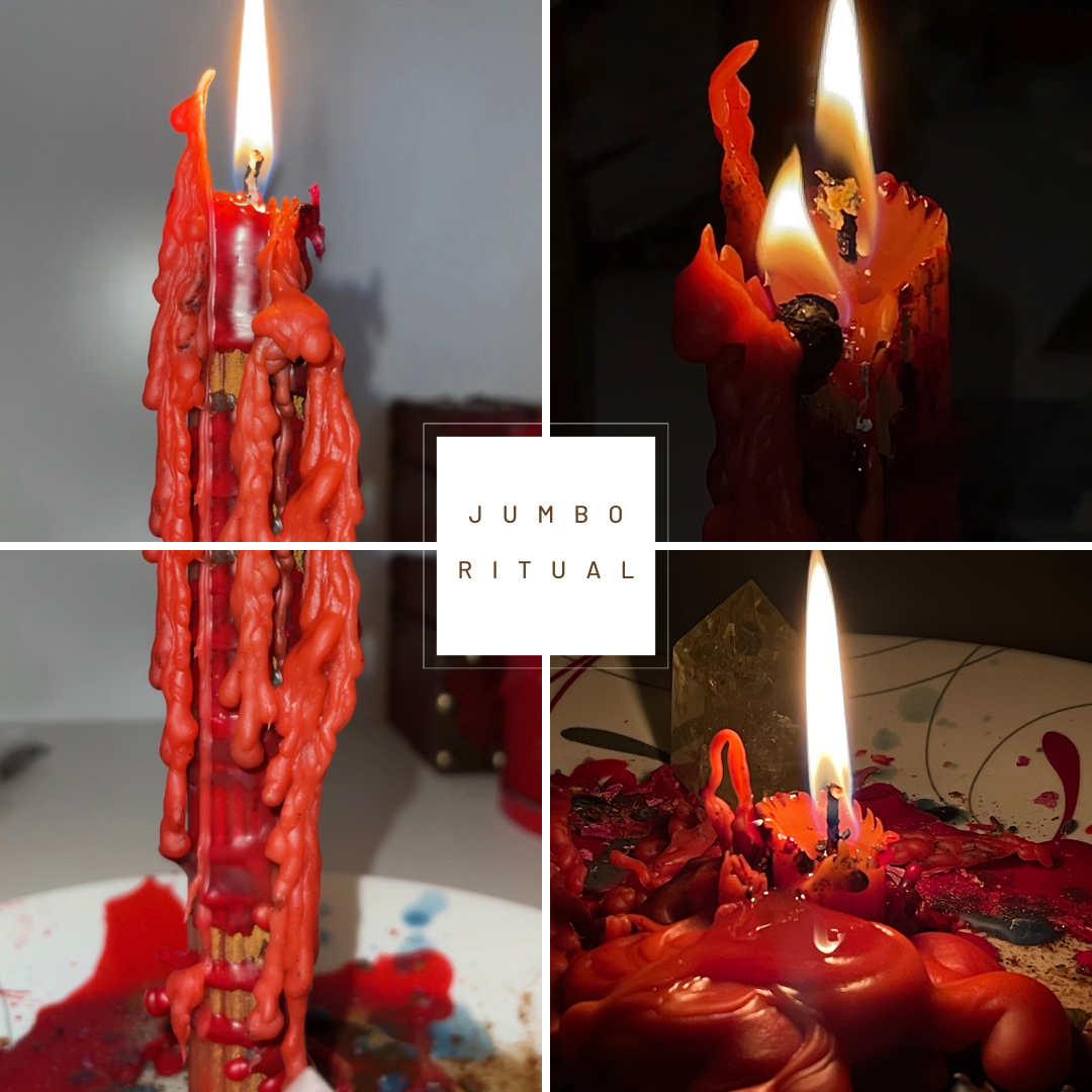 JUMBO RITUAL | ANY INTENTION | CUSTOMIZABLE CANDLE SPELL