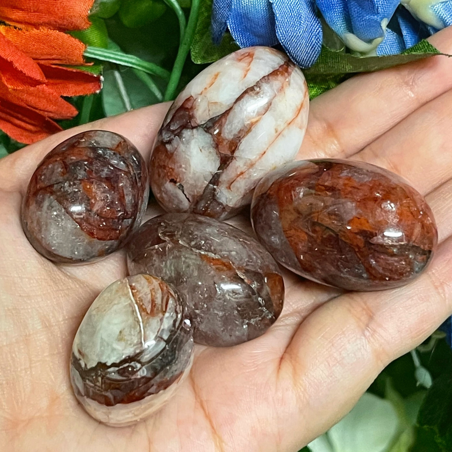 HQ Fire Quartz Pocket Stone - The Tarot Hole