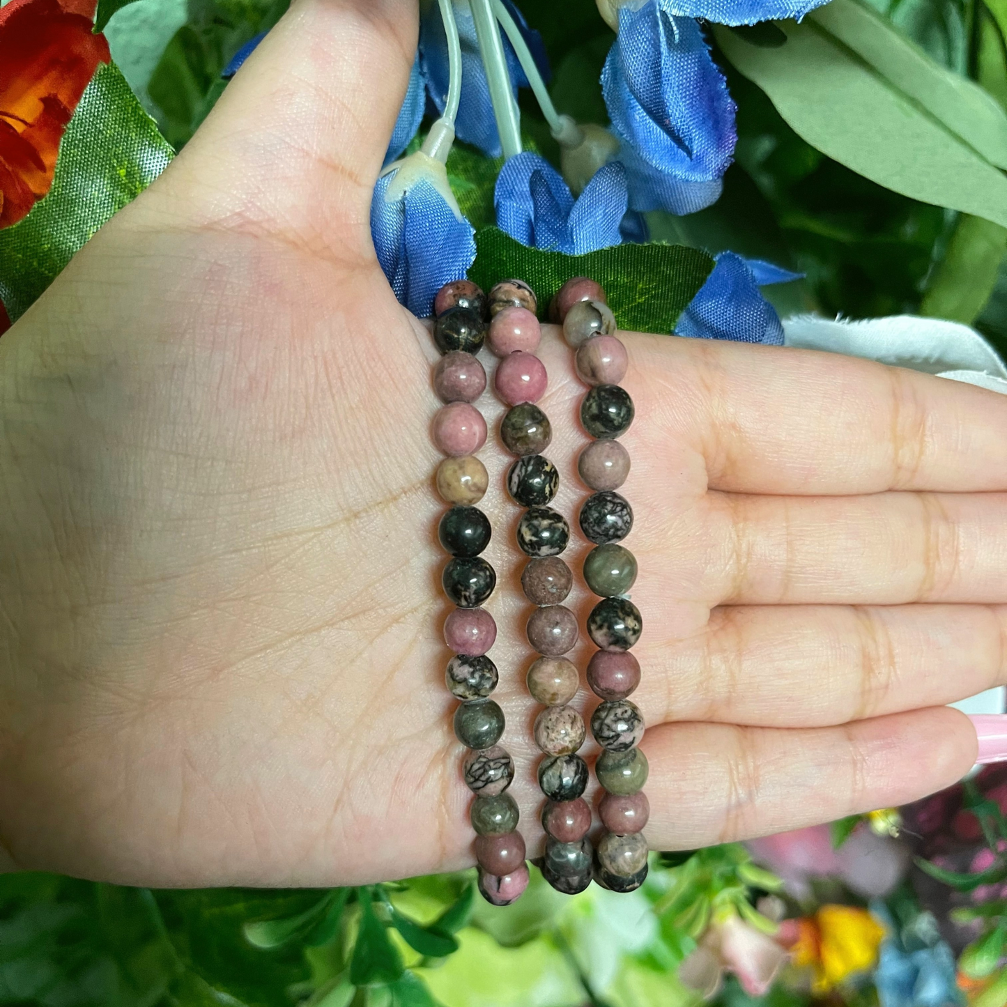 Rhodonite Healing Bracelet - The Tarot Hole