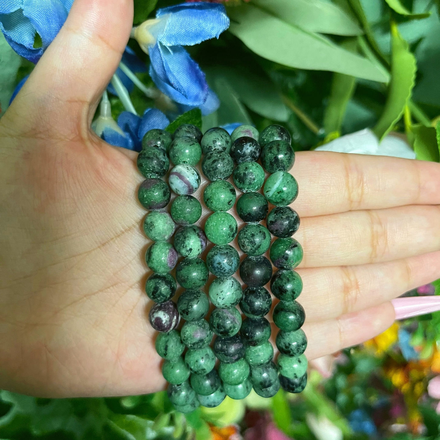 Ruby Zoisite Healing Bracelet - The Tarot Hole