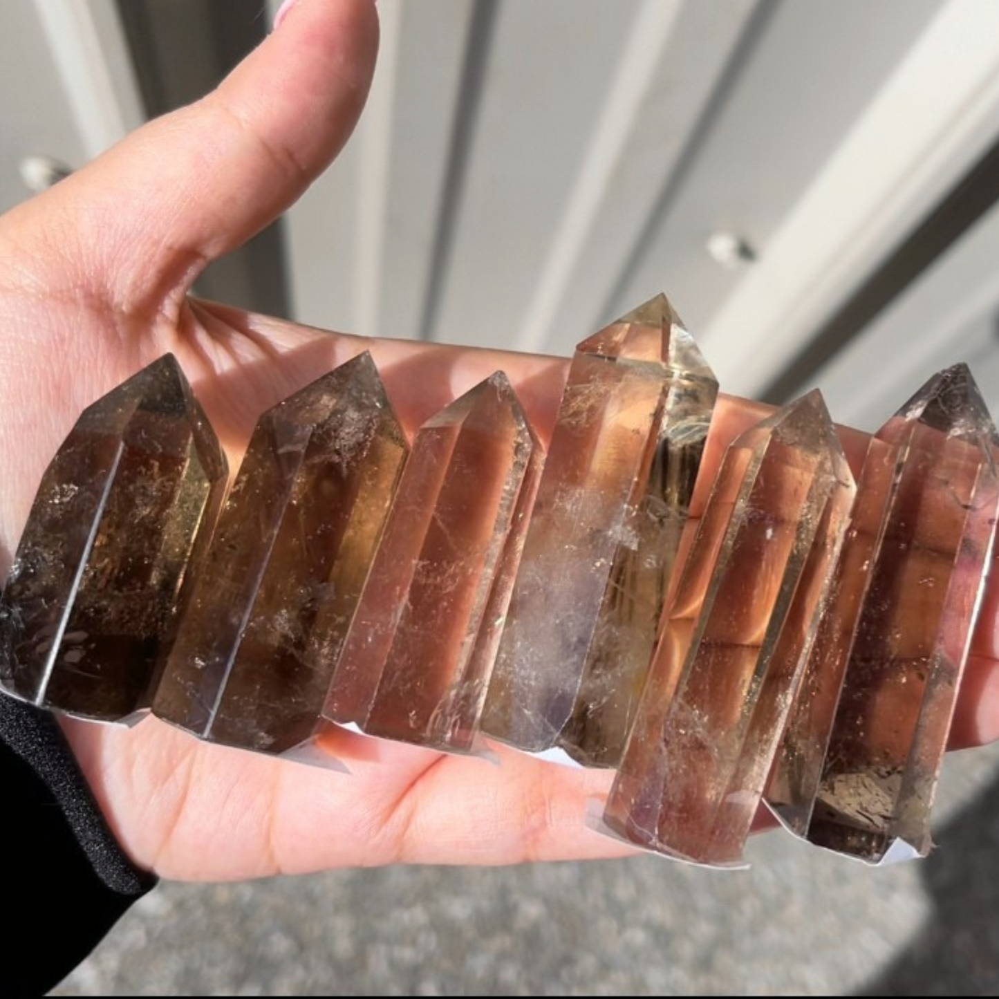 Smokey Quartz Tower - The Tarot Hole