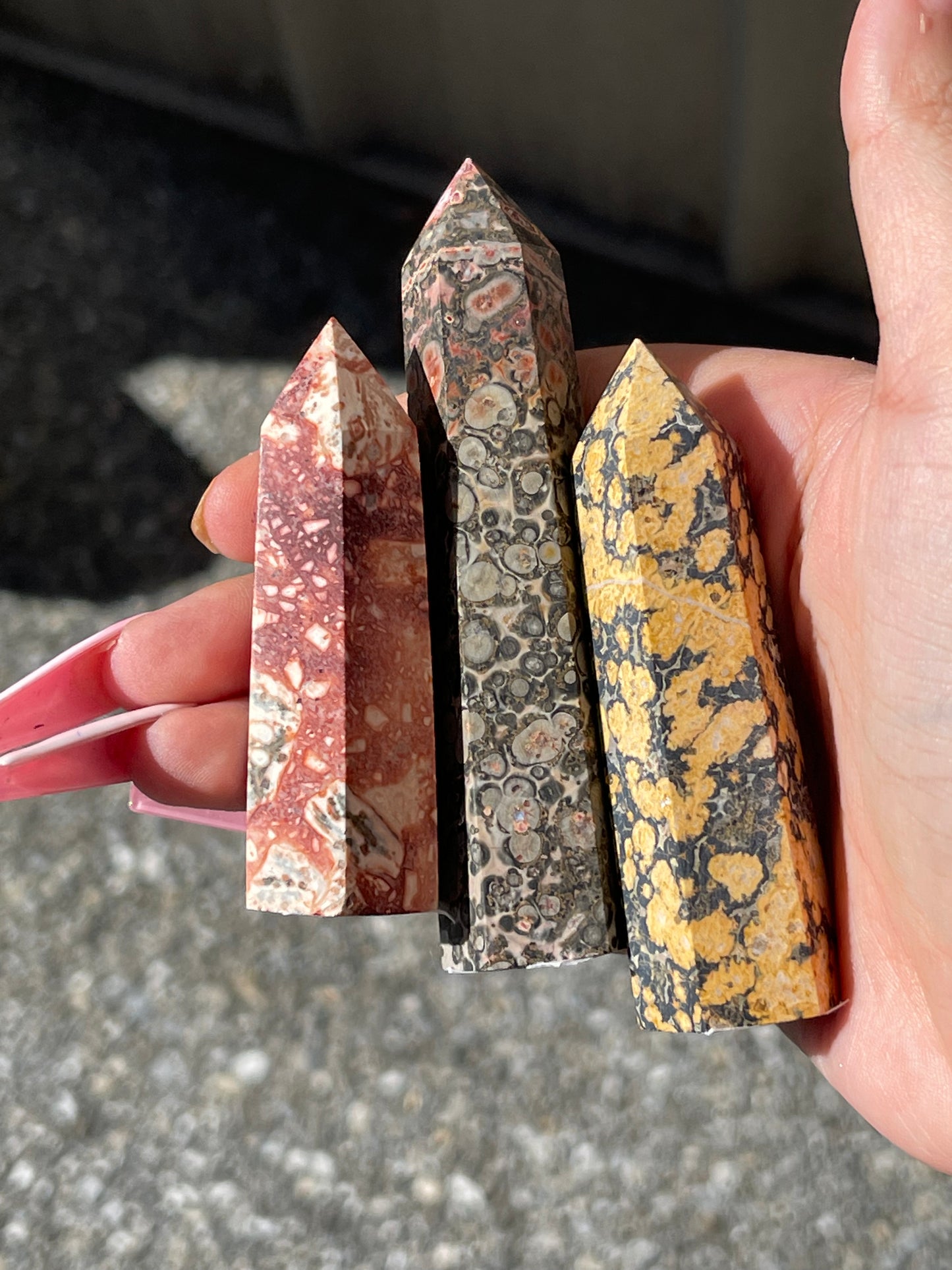 Leopardskin Jasper Tower