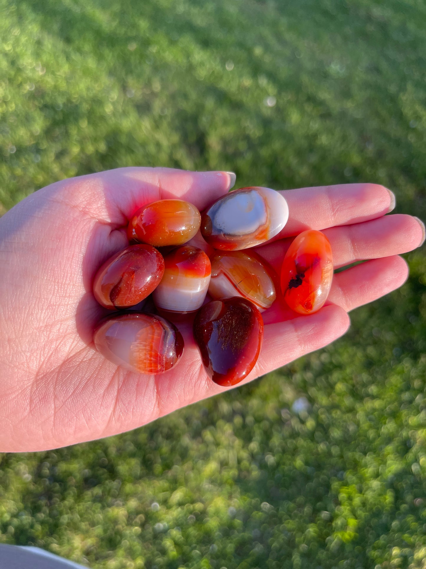 HQ Carnelian Pocket Stone