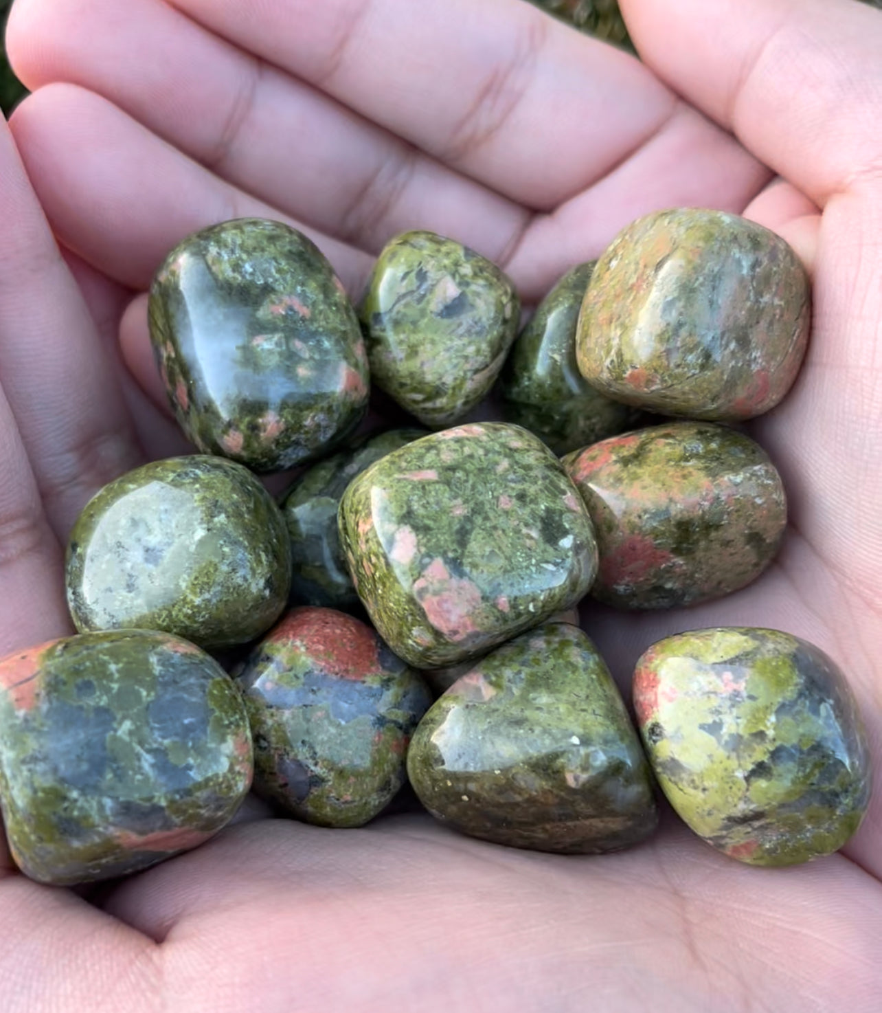 Unakite Pocketstone