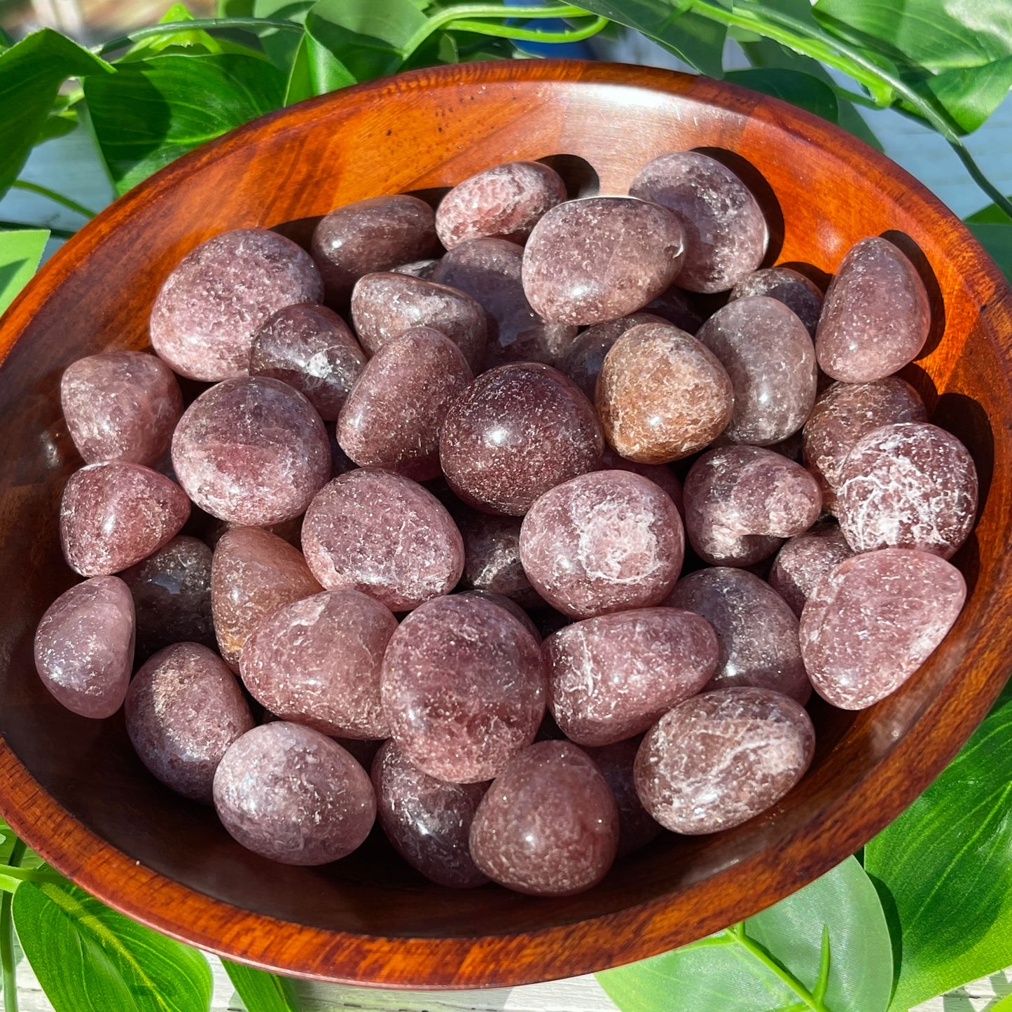 Strawberry Quartz Pocketstones - The Tarot Hole