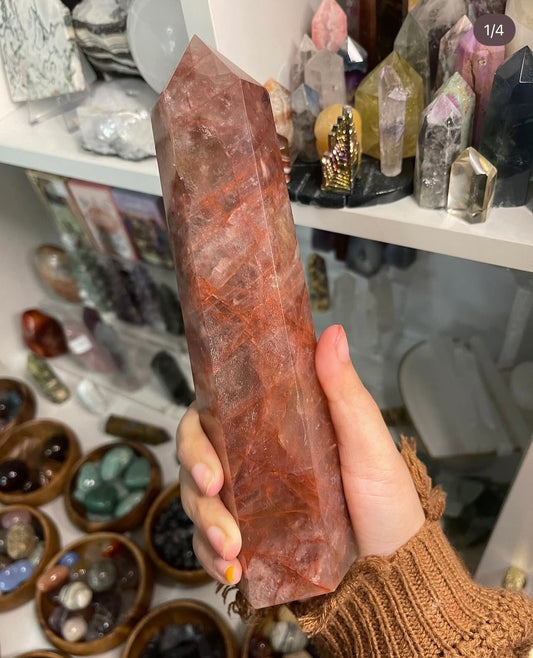 Fire Quartz Statement Tower